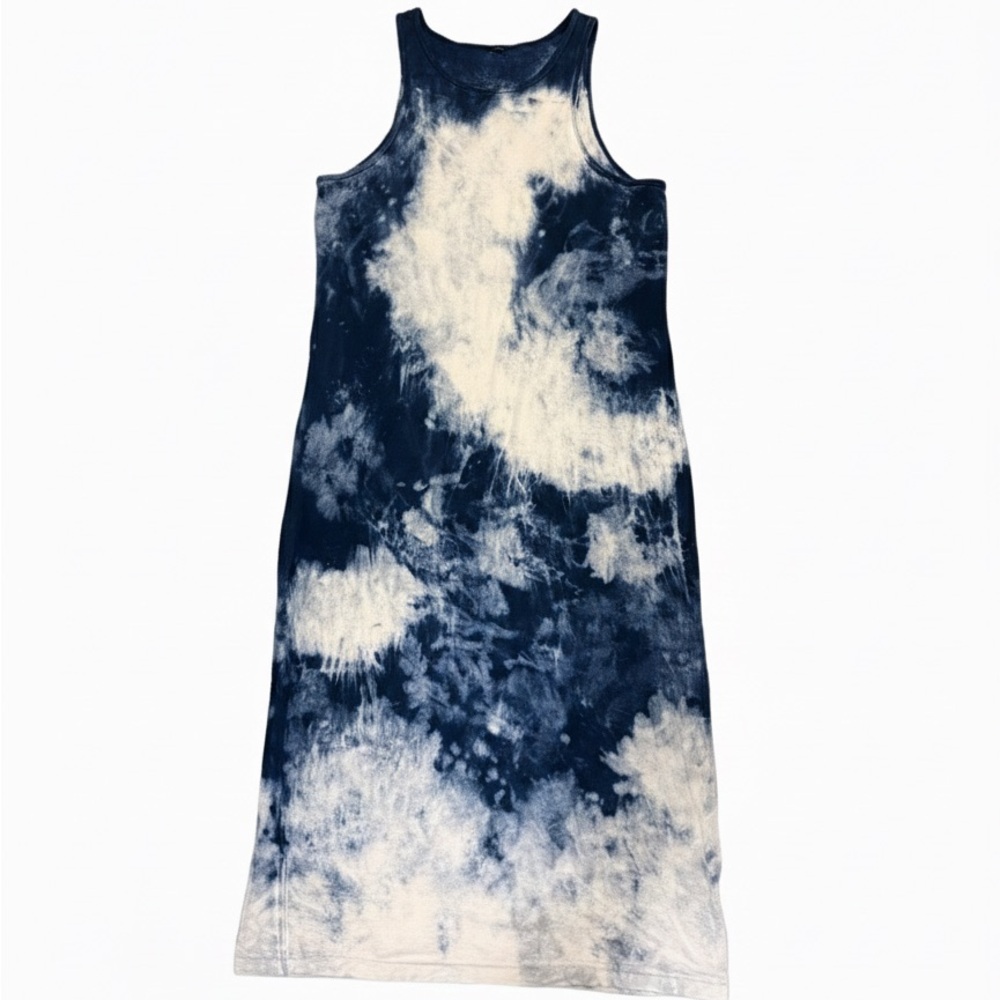 Polo by Ralph Lauren Blue and White Maxi Dress - Picture 4 of 5